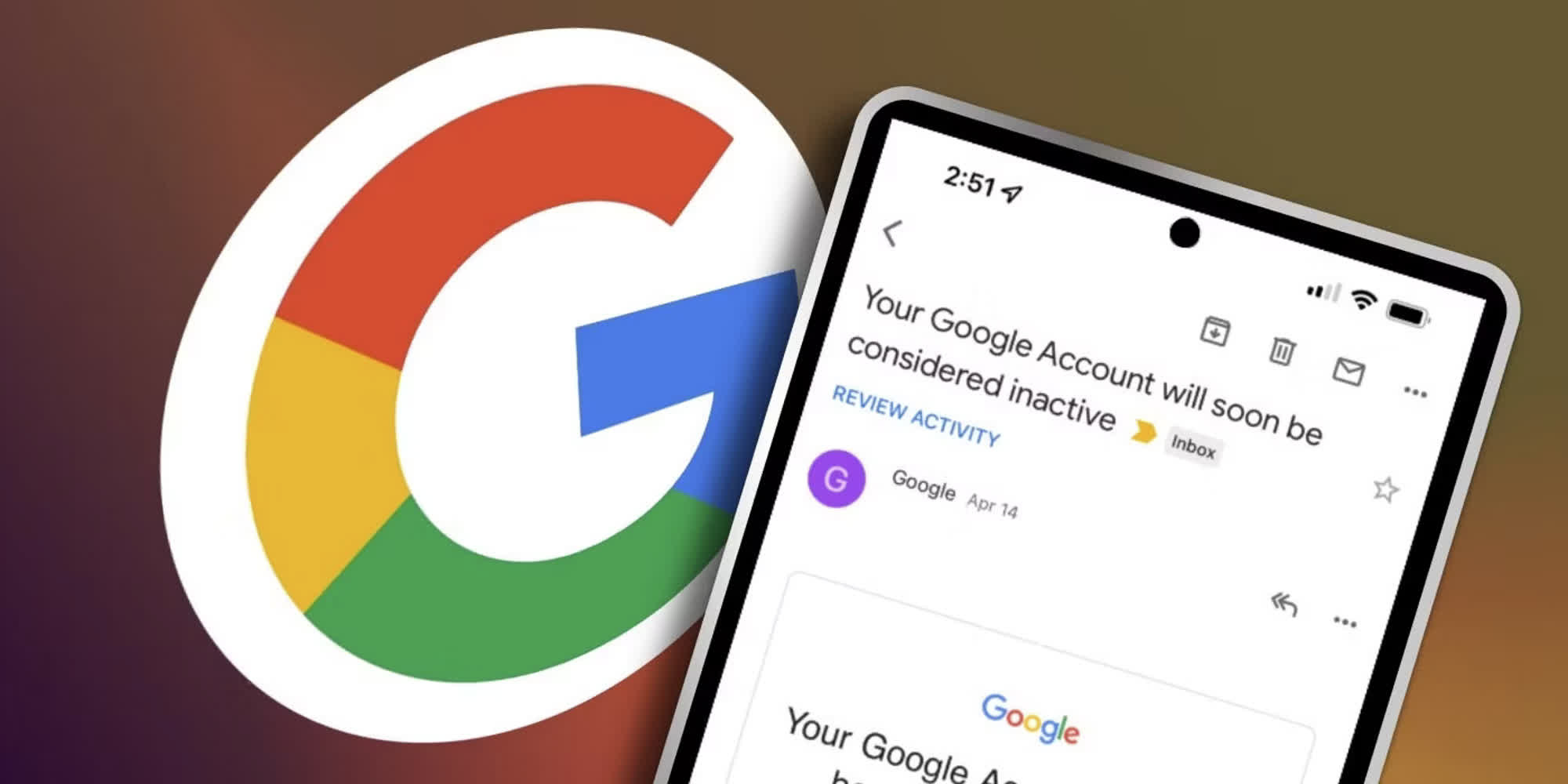 Inactive Gmail accounts will be deleted by Google starting December 1